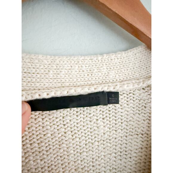 Jenni Kayne | Stanford Cardigan Cotton Linen Blend in Ivory | Sz S - Picture 6 of 11